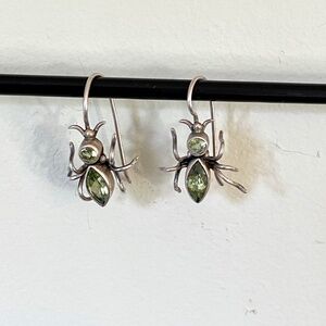 Sterling Silver Fly Earrings